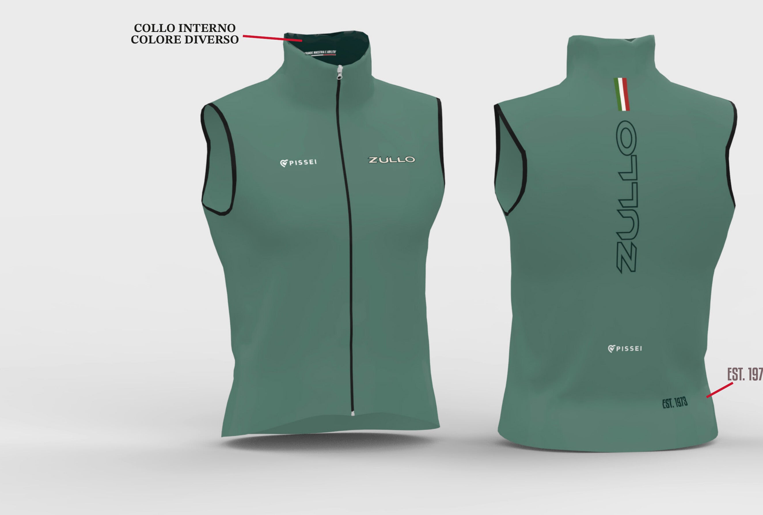 Verde Salvia wind vest